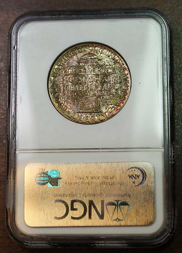 1946-D Booker T. Washington Half Dollar NGC MS-66 Toned