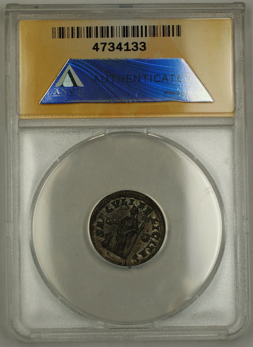 AD 220-222 Roman Silver Denarius Coin Julia Maesa Rome Mint ANACS EF-45 AKR