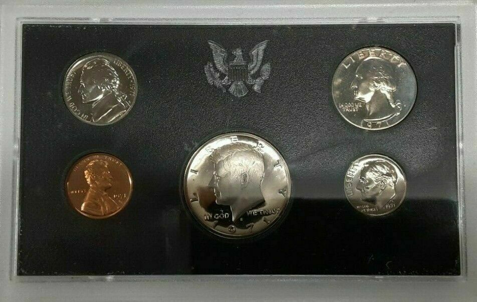 1971-S US Mint 5 Coin Proof Set with OGP as Issued