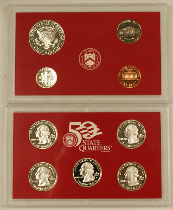 1999-S US Mint Silver Proof Set - 9 Gem Coins ONLY - NO Box or COA