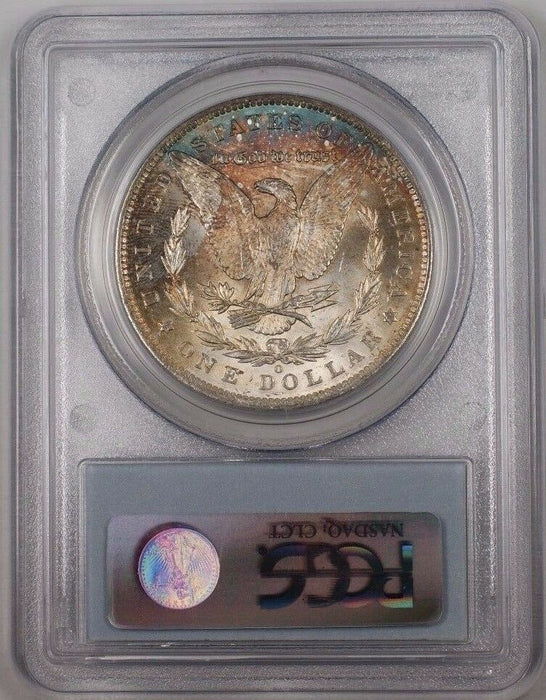 1885-O US Morgan Silver Dollar Coin $1 PCGS MS-64 Beautifully Toned BR5 H