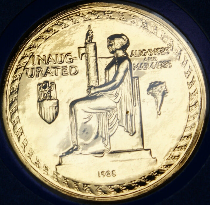 Calvin Coolidge Presidential Medal, From the Hail to The Chiefs Collection