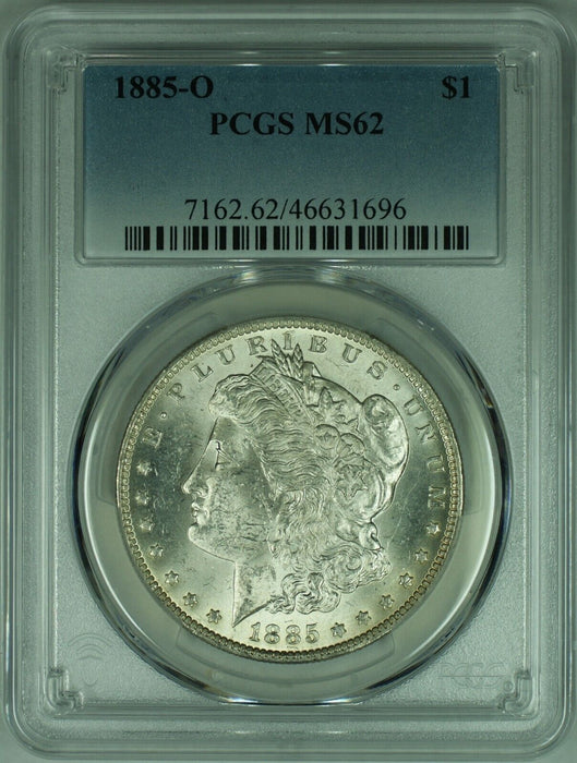 1885-O Morgan Silver Dollar Coin  PCGS MS-62   (34)