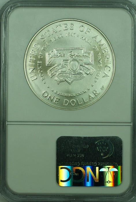 1997 Jackie Robinson Commemorative Silver $1 Dollar NGC MS 69 (49)