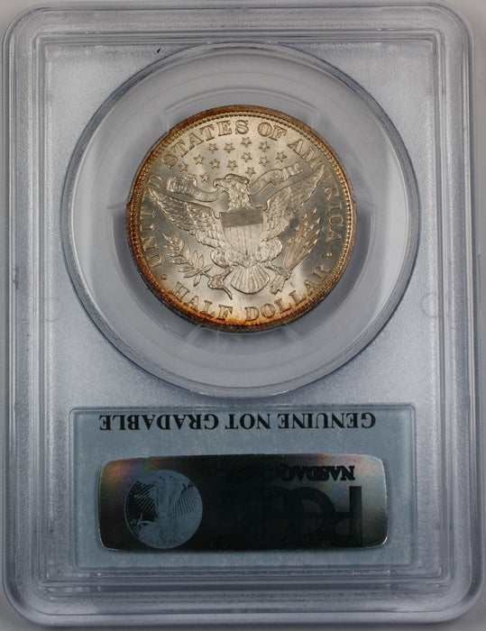 1895 Silver Barber Half Dollar, PCGS UNC Details *Very Choice BU Coin*