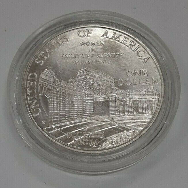 1994-W Women in Military Commem UNC Silver Dollar - Coin in Capsule ONLY