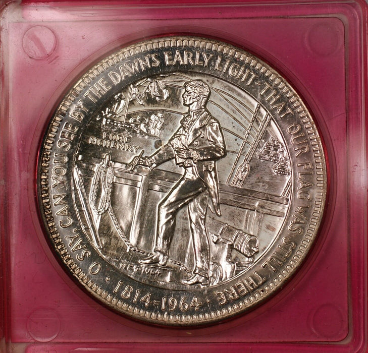 1814-1964 Star Spangled Banner 150th Anniversary Gem Proof  Silver Medal