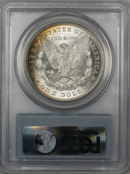 1887 VAM 11 Morgan Silver Dollar $1 Coin PCGS MS-64 Lightly Toned RL (G)