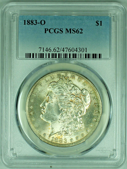1883-O Morgan Silver Dollar PCGS MS 62 B 47