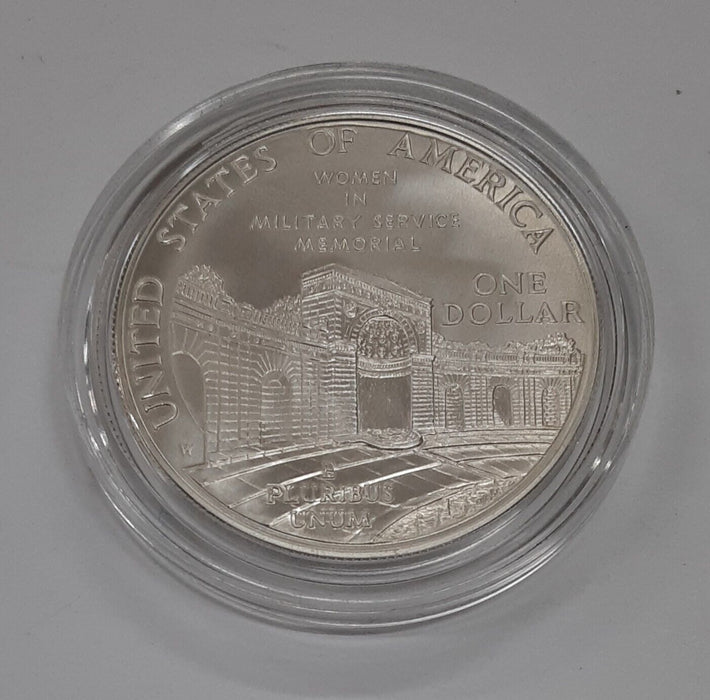1994-W Vietnam Veterans Memorial Commem UNC Silver Dollar in Capsule ONLY