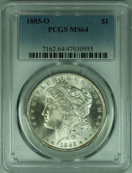 1885-O Morgan Silver Dollar Coin  PCGS MS-64   (39D)