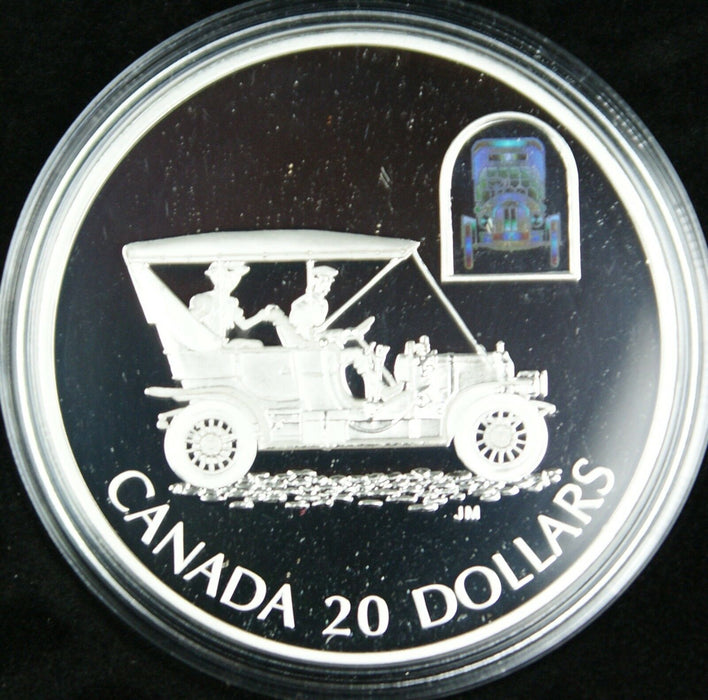 2001 Canada $20 "Russell Model L Touring Car" Proof Commemorative Coin- Box/COA