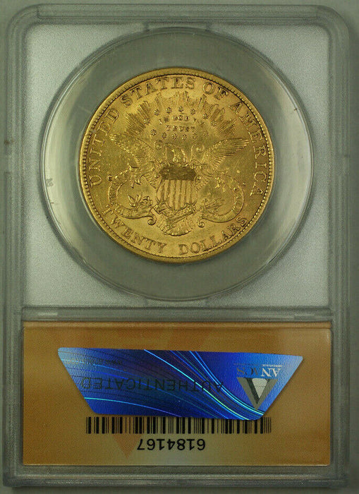 1900 Liberty Gold Double Eagle $20 Coin ANACS AU-53 Details RJS