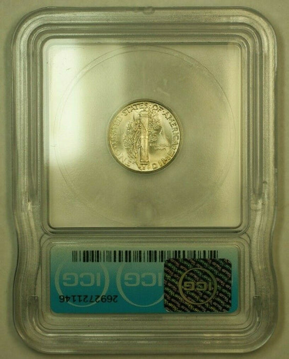 1945 Silver Mercury Dime 10c Coin ICG MS-65 SS