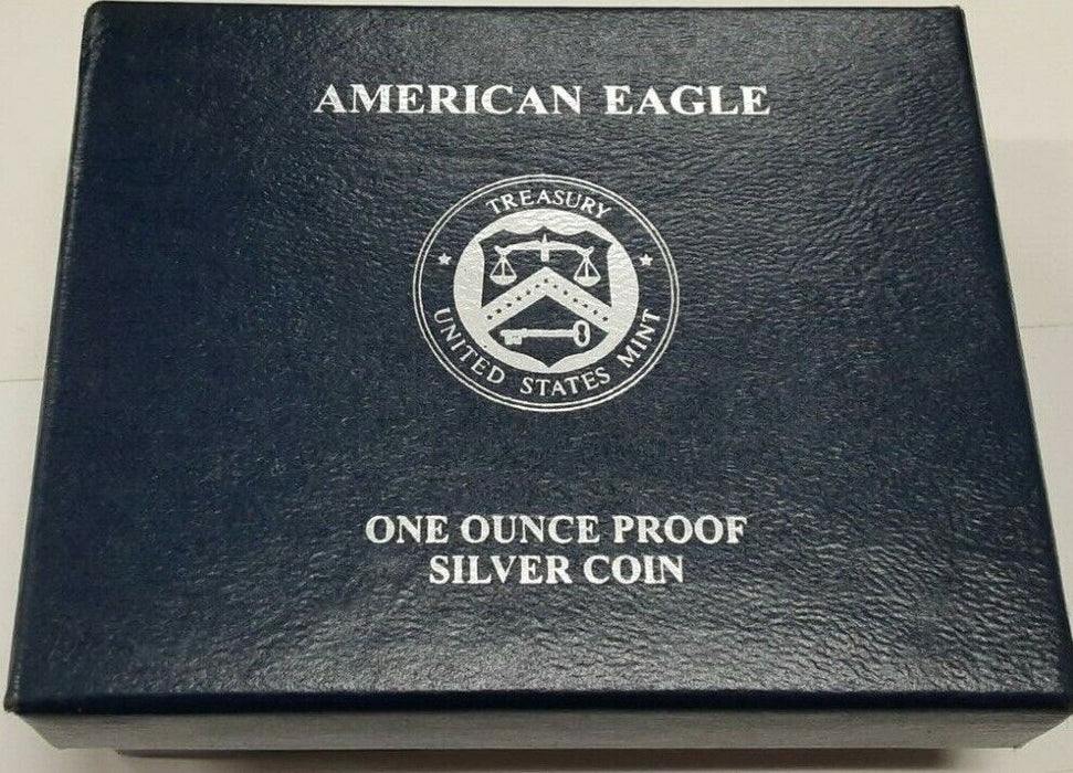2011-W Proof American Silver Eagle S$1 1 Oz Troy .999 Fine With COA & OGP