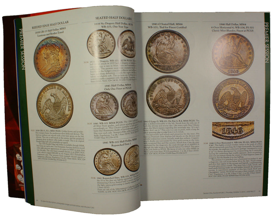October 3-5 2016 U.S. Coin Auction Catalog #1240 Heritage (A90)