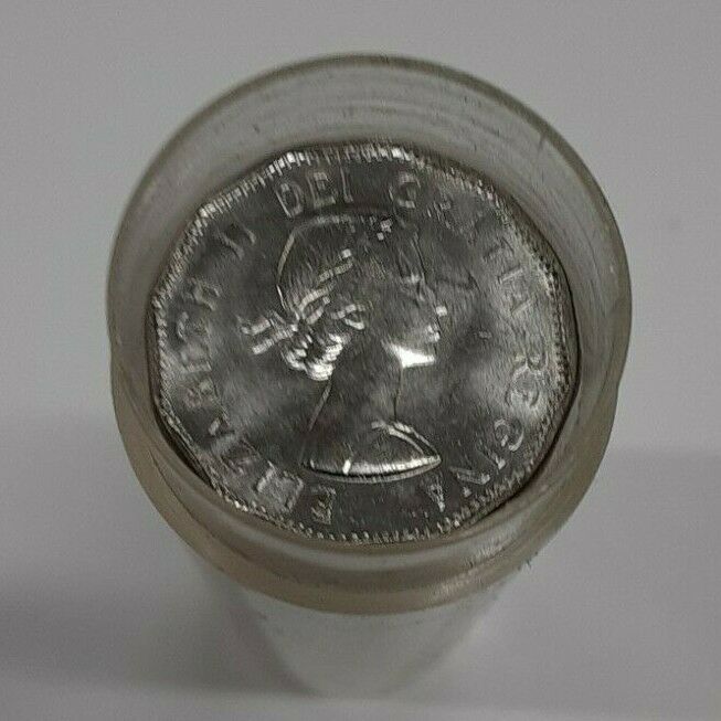 1960 Canada BU Roll Of 5 Cents 'Nickels'  40 Coins Total