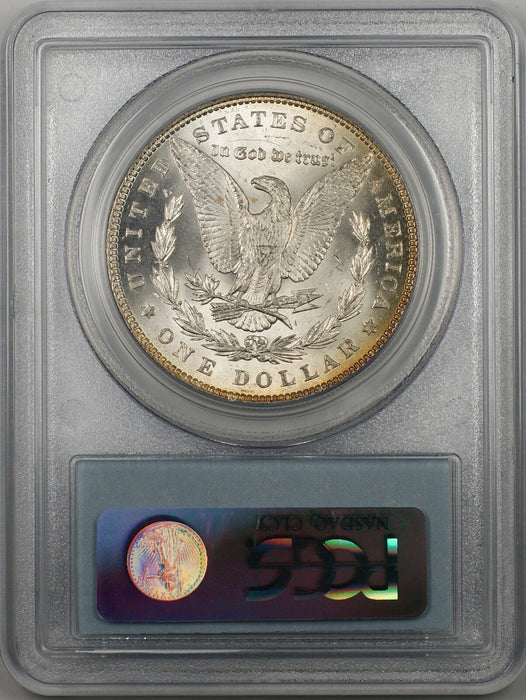1885 Morgan Silver Dollar Coin $1 PCGS MS 63 Better Coin (BR-17 J)