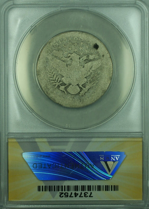 1892-S Barber Silver Half Dollar 50c Coin ANACS FAIR-2  (44)