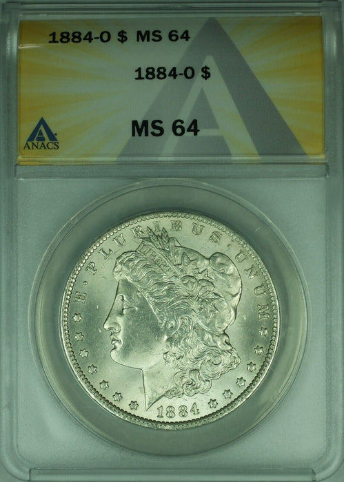 1884-O Morgan Silver Dollar S$1 ANACS MS-64  (26)