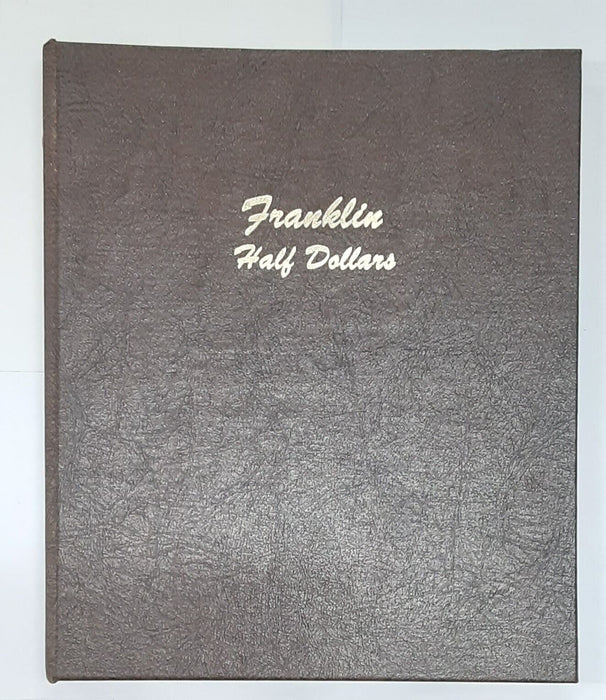 Complete Franklin Silver Half Dollar Set Avg Circ to UNC in Dansco Album