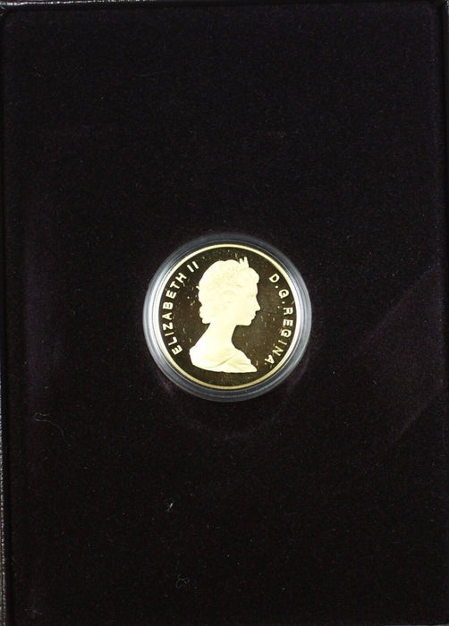 1986 Canada $100 Dollar 1/2 Oz Gold Proof Coin as Issued