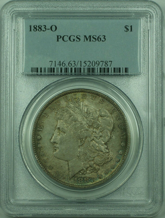 1883-O Morgan Silver Dollar Coin $1 PCGS MS-63 Toned (31) E