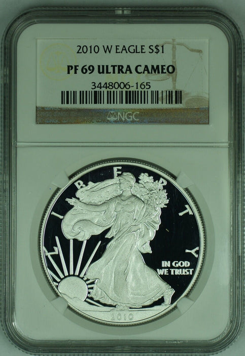 2010-W American Proof Silver Eagle $1 NGC PF 69 Ultra Cameo (49)