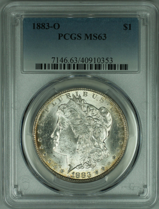 1883-O Morgan Silver Dollar $1 Coin PCGS MS-63 (32Q)