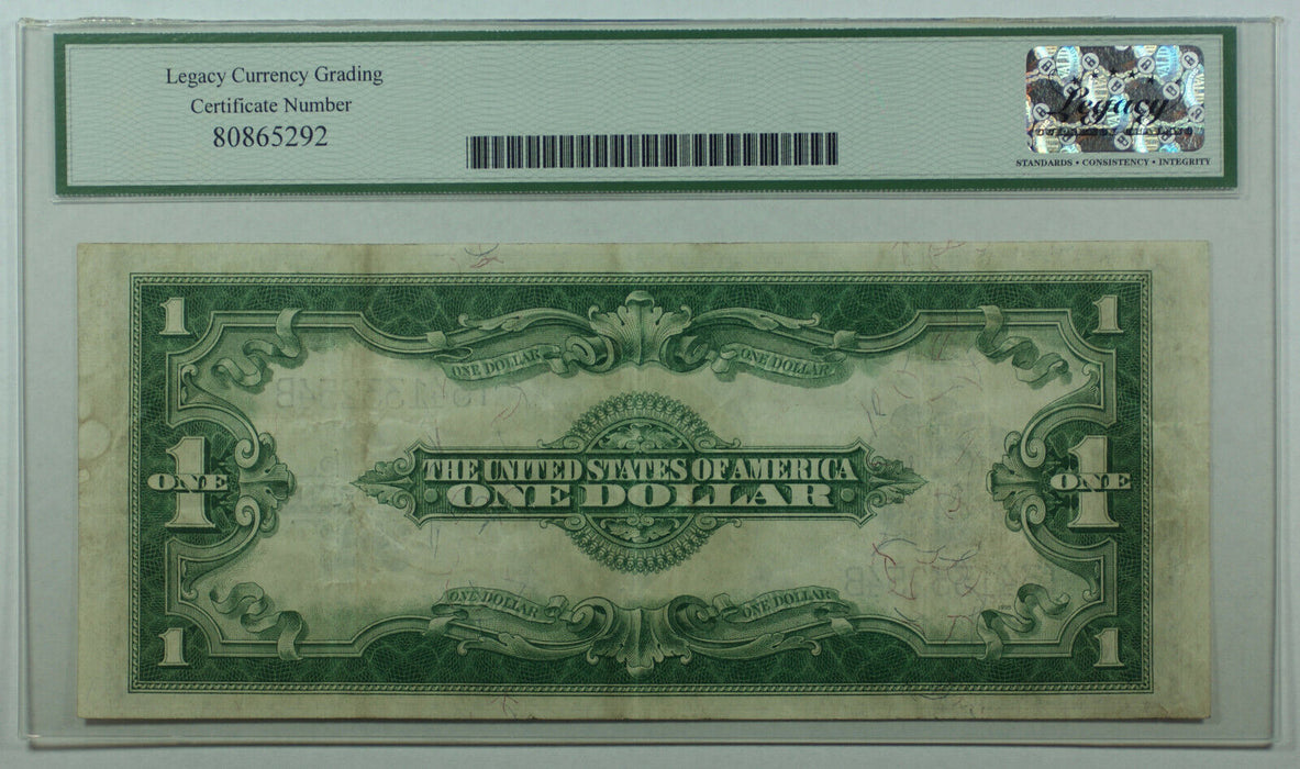 1923 $1 One Dollar Silver Certificate Note Fr. 237 Legacy VF-30