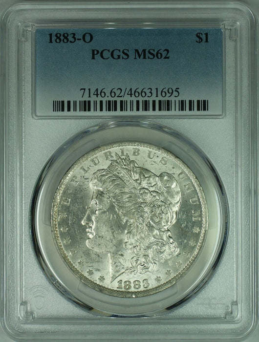 1883-O Morgan Silver Dollar Coin  PCGS MS-62   (34B)