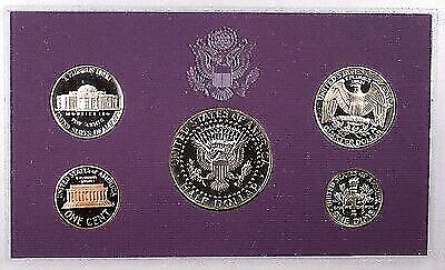 1989 US Mint Clad Gem Proof Set 5 Coins Without Original Mint Box or COA
