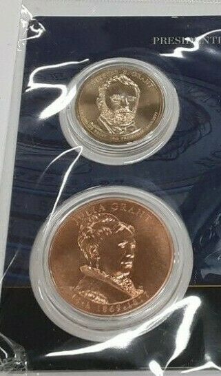 2011 Presidential $1 Coin & First Spouse Bronze Medal in OGP - The Grant's