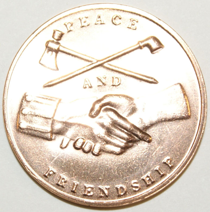 Martin VanBuren Indian Peace Medal- U.S. Mint Small Size Medal
