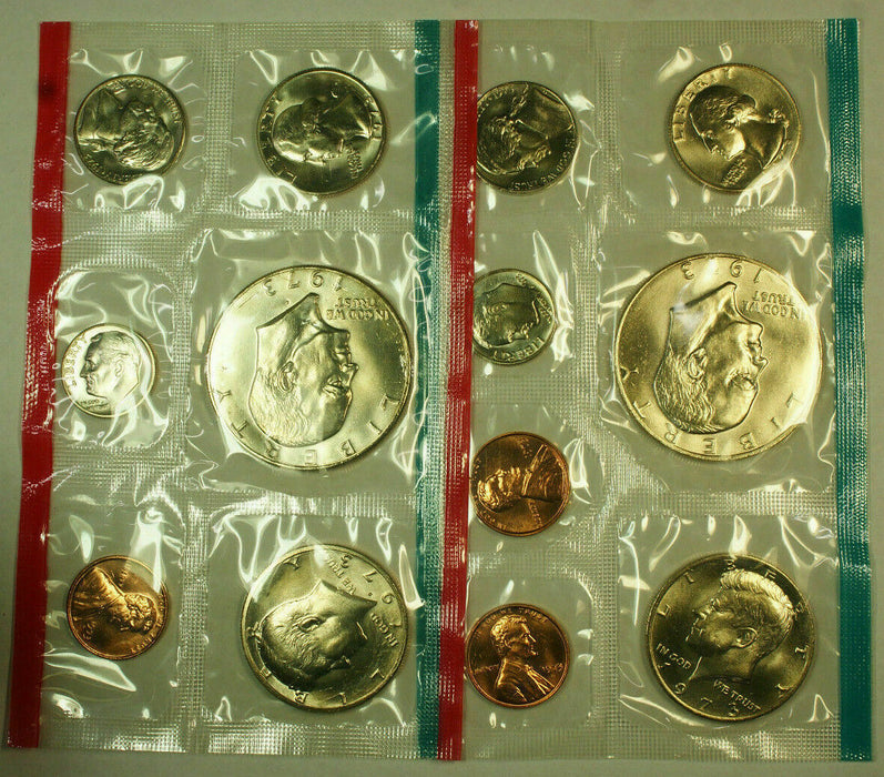 1973 US Mint Set Uncirculated P & D Coin Set in OGP