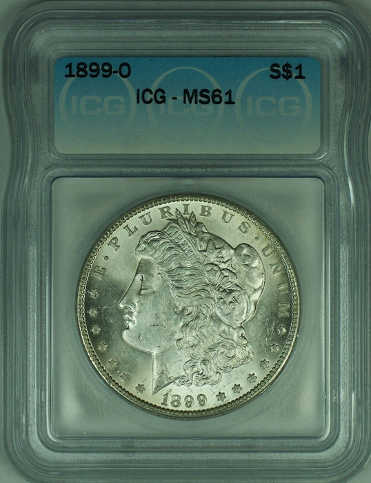 1899-O Morgan Silver Dollar $1 Coin ICG MS 61+ (23)