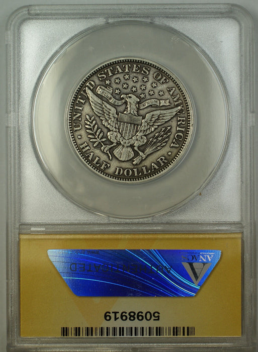 1895 Barber Silver Half Dollar 50c Coin ANACS EF-40 Details Scratched