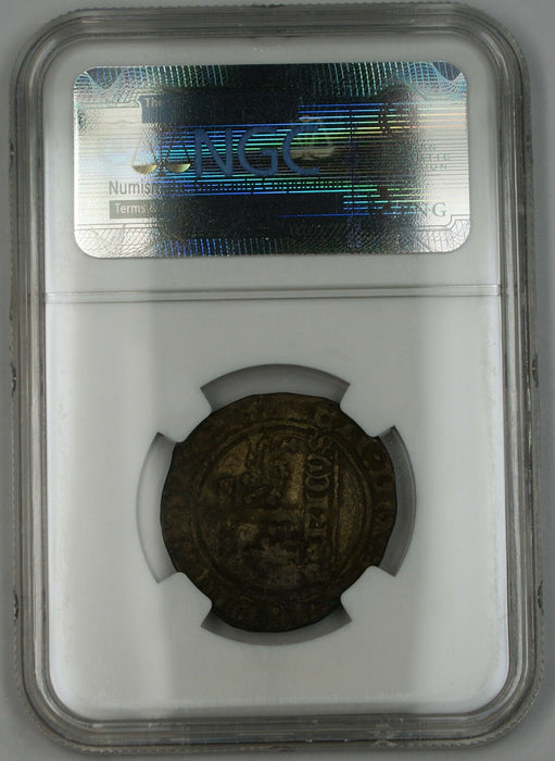 1422-36 France Grand Blanc Silver Coin Roberts-2963 Henry VI NGC VF Details AKR