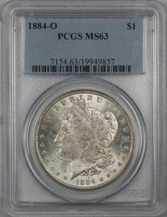 1884-O Morgan Silver Dollar $1 Coin PCGS MS-63 RL (G)