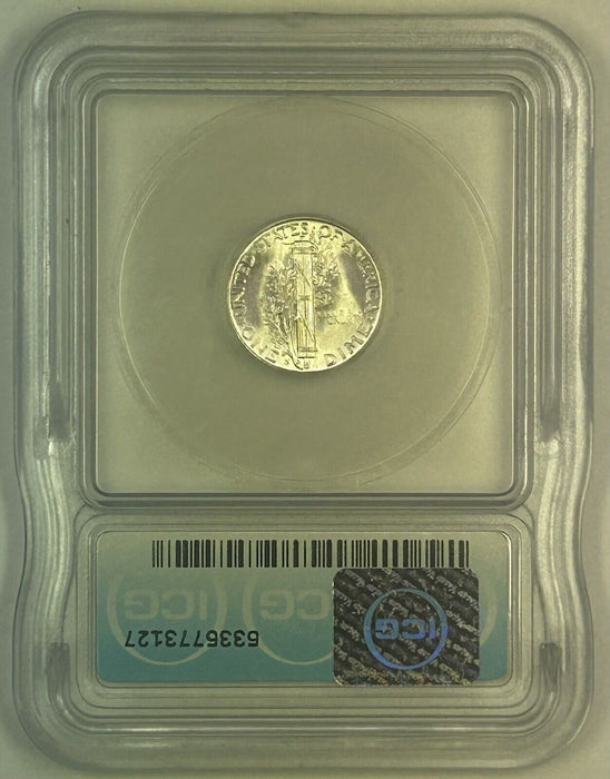 1944-S Mercury Silver Dime 10c Coin ICG MS 64 (Near FB) (54) i