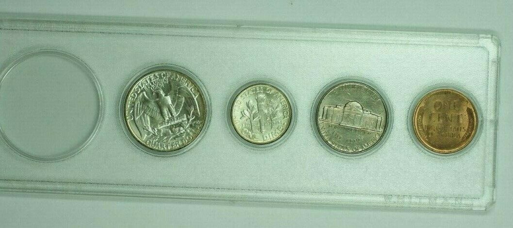 1955 US Mint Set in Plastic Holders Brilliant Uncirculated Toned *11 Coins Total