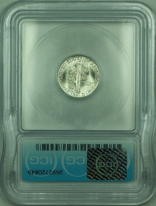 1945-S Mercury Silver Dime 10c Coin ICG MS-65 (ZZZ)