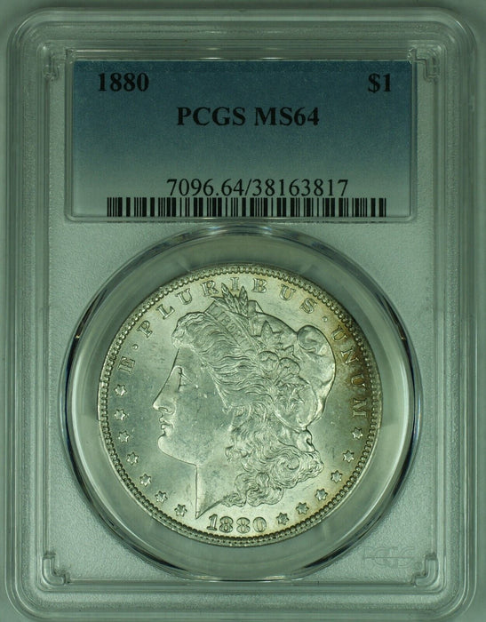 1880 Morgan Silver Dollar PCGS MS 64