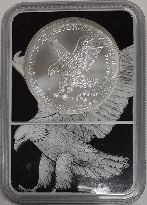 2021 American Silver Eagle $1 Type II 1 Oz Troy .999 Fine Silver NGC MS-70