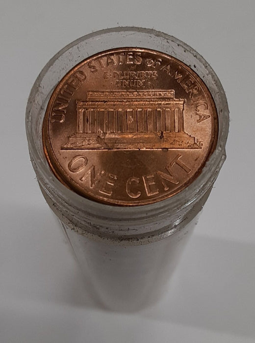 1974 US Lincoln Cent Roll of 50 BU Coins Total in Coin Tubes/OBW