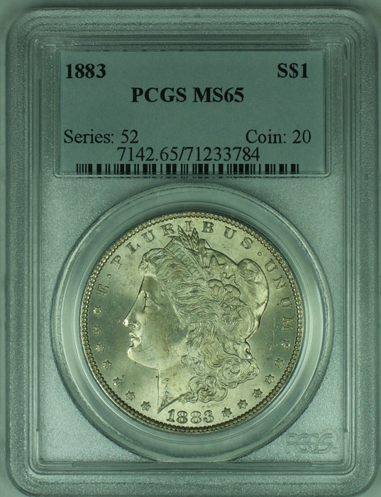 1883 Morgan Silver Dollar PCGS MS 65