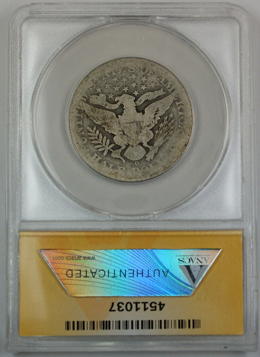 1897-O Barber Silver Half Dollar, ANACS AG-3, Almost Good Coin
