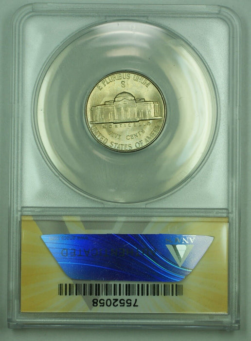 1945-S Jefferson Silver Nickel 5C ANACS MS 66 (51) B