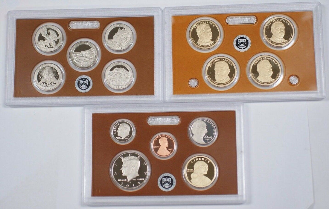 2012 U.S. Mint Clad Proof Set Gem Coins with Box & COA