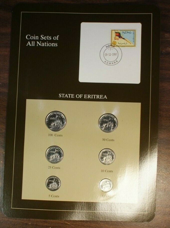 Coin Sets of All Nations State of Eritrea UNC 6 Coins BU — Juliancoin